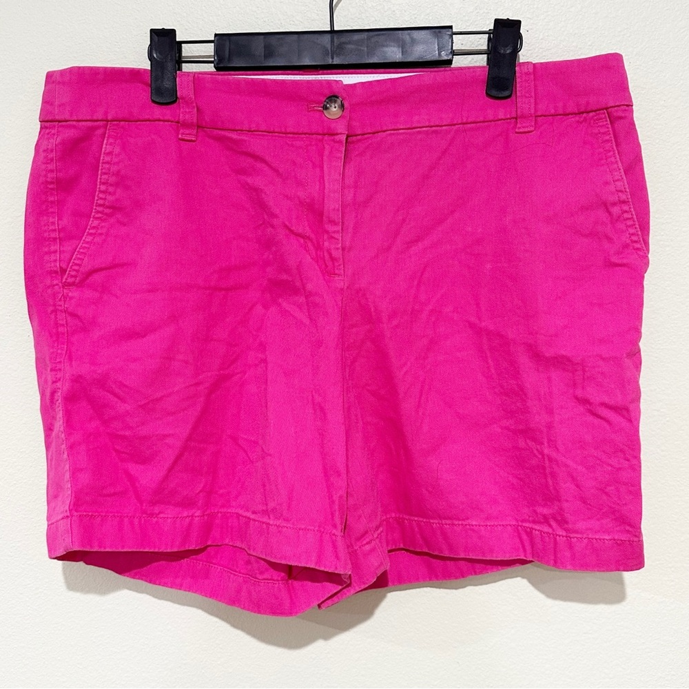 J.Crew Shorts Size 12 Pink Cotton Chinos